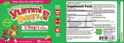 Label for Fish Free Omega 3 With Chia Seed