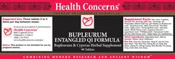 Label for Bupleurum Entangled QI Formula