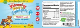 Label for Vitamin D3 1,000 IU