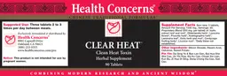 Label for Clear Heat