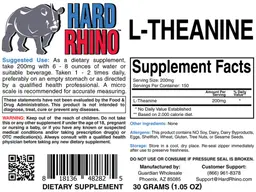 Label for L-Theanine