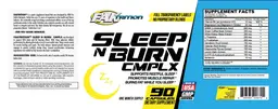 Label for Sleep N Burn Cmplx