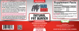 Label for Natural Fat Burner