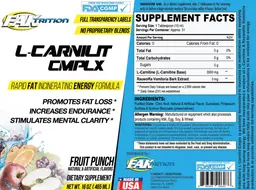 Label for L-Carnilit Cmplx Fruit Punch