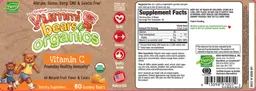 Label for Vitamin C All Natural Fruit Flavor