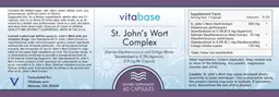 Label for St. John's Wort Complex