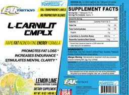 Label for L-Carnilit Cmplx Lemon Lime