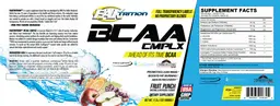 Label for BCAA Cmplx Fruit Punch
