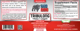 Label for Tribulong Tribulus + Longjack 800/400 mg