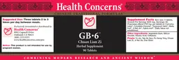 Label for GB-6