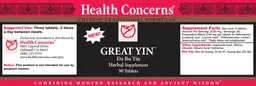 Label for Great Yin