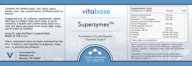 Label for Superzymes