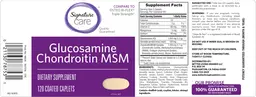 Label for Glucosamine Chondroitin MSM