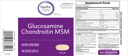 Label for Glucosamine Chondroitin MSM