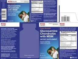 Label for Triple Strength Glucosamine Chondroitin With MSM