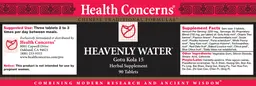 Label for Heavenly Water