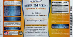 Label for Deep Immune Optimum Probiotics
