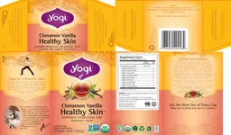 Label for Cinnamon Vanilla Healthy Skin