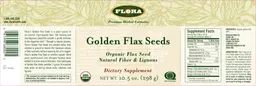 Label for Golden Flax Seeds