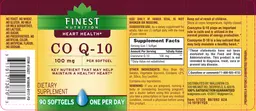 Label for CO Q-10 100 mg