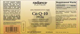 Label for Co Q-10 200 mg