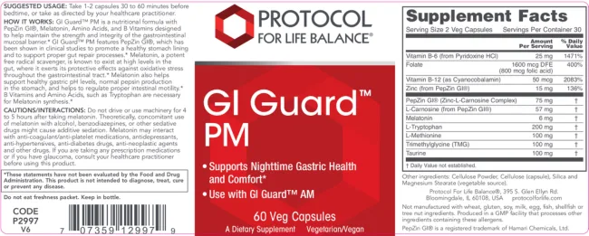 Label for GI Guard PM