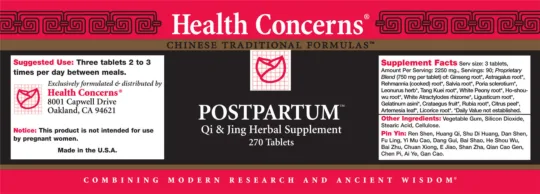 Label for Postpartum