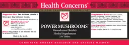 Label for Power Mushrooms