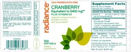 Label for Cranberry