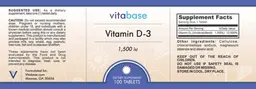 Vitamin D-3 1,500 IU