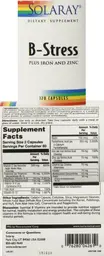 Label for B-Stress Plus Iron and Zinc