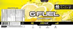 Label for G Fuel Lemonade