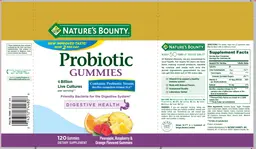Label for Probiotics Gummies