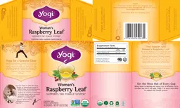 Label for Woman's Raspberry Leaf