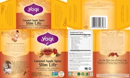 Label for Caramel Apple Spice Slim Life