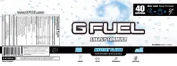 Label for G Fuel Mystery Flavor