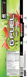 Label for G Fuel Strawberry Kiwi