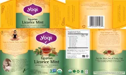 Label for Egyptian Licorice Mint