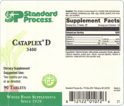 Label for Cataplex D