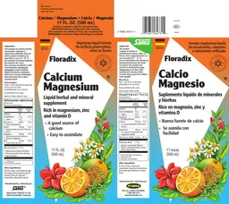 Label for Calcium Magnesium