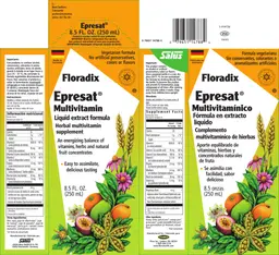 Label for Epresat Multivitamin
