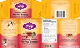 Label for Raspberry Passion Perfect Energy