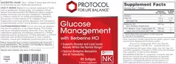 Label for Glucose Management With Berberine HCl