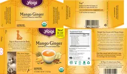 Label for Mango Ginger