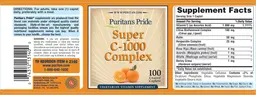 Label for Super C-1000 Complex