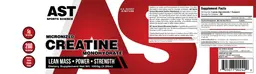 Label for Micronized Creatine Monohydrate
