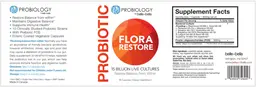 Label for Flora Restore