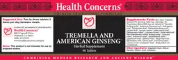 Label for Tremella And American Ginseng