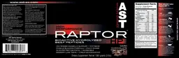 Label for High Performance Raptor HP Dark Chocolate