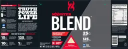 Label for Monster Blend Vanilla